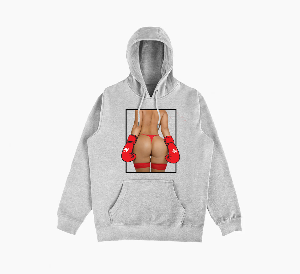 Boxing Ash Grey Hoodie